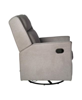 Dara 3-In-1 Traditional Manual Recliner Rocker Swivel Glider Chair