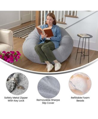 Oversized Fabric For Kids & Adults  Bean Bag Chair