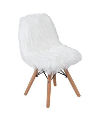 4 Pack Kids Shaggy Dog Accent Chair - Desk Chair - Playroom Chair