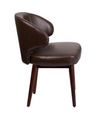 Ambrose Upholstered Accent Chair With Walnut Legs