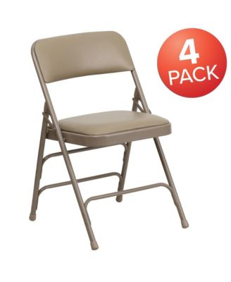 4 Pack Home & Office Portable Party Events Padded Metal Folding Chair