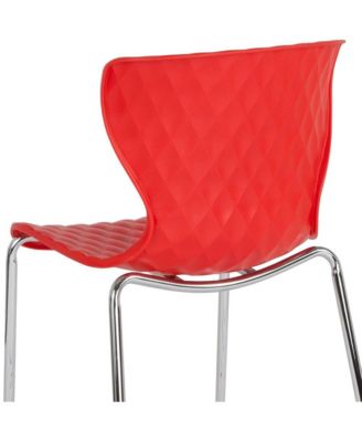 Contemporary Design Accent Dining Plastic Stack Chair