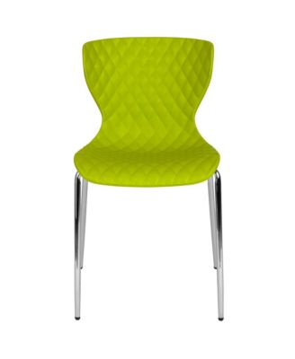 Contemporary Design Accent Dining Plastic Stack Chair