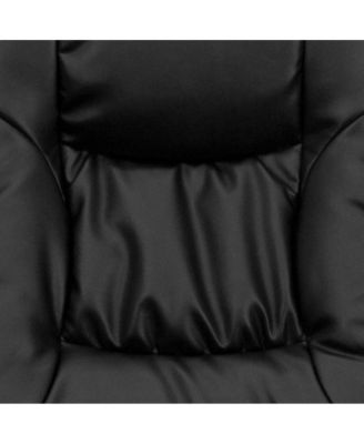 Contemporary Multi-Position Recliner & Ottoman W/ Wrapped Base