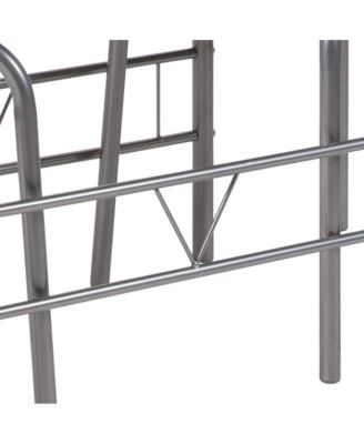 3 Piece Space-Saver Glass Bistro Set With Vinyl Padded Chairs