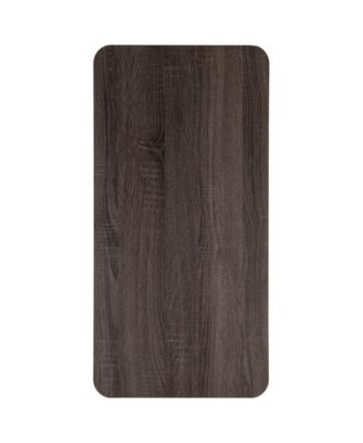 Adjustable Overbed Table – 1 Pc, Metal & Wood, Mobile Design with Wheels, Home & Hospital Use