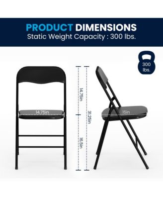 5 Piece Folding Card Table And Chair Set