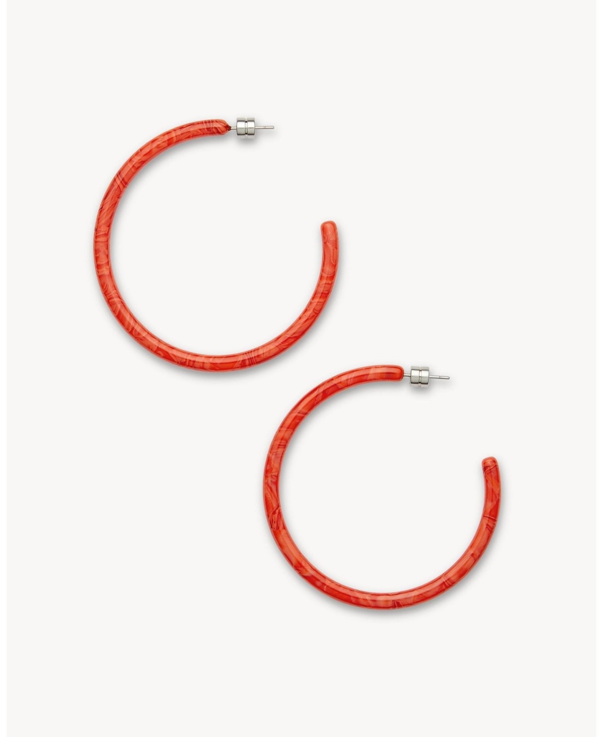 Large Hoops - Jadeite