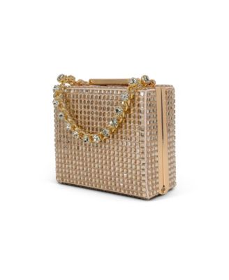 Woman's Serenity Crystal Box Clutch