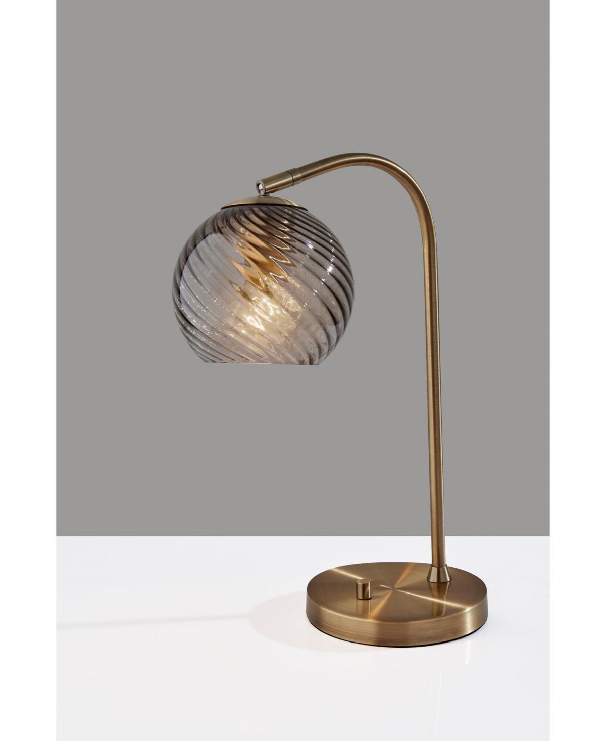 Adesso 18.5" Camden Desk Lamp In Antique-like Brass