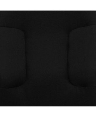 Mid-Back Fabric Executive Swivel Office Chair With Nylon Arms