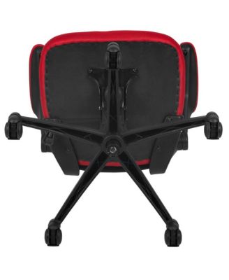 Mid-Back Mesh Swivel Ergonomic Task Office Chair With Flip-Up Arms