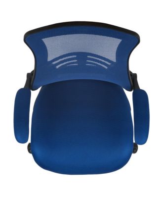Mid-Back Mesh Swivel Ergonomic Task Office Chair With Flip-Up Arms