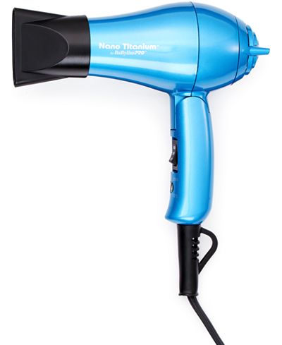 BaBylissPro™ Nano Titanium™ 1000- WATT Travel Dryer (BLUE) BABNT053T