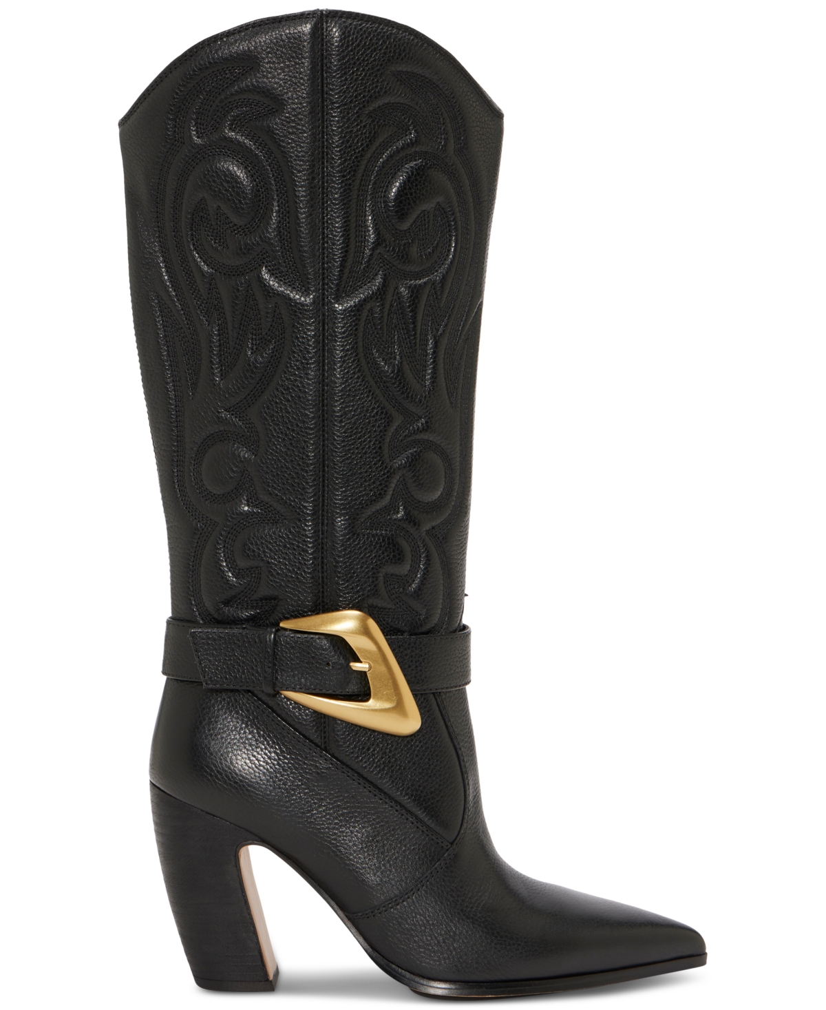 Vince Camuto Women's Biancaa Buckled Cowboy Dress Boots