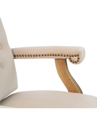 Office Chair, High Back, Tufted, Height Adjustable, 360° Swivel, Upholstered, Home Office Furniture