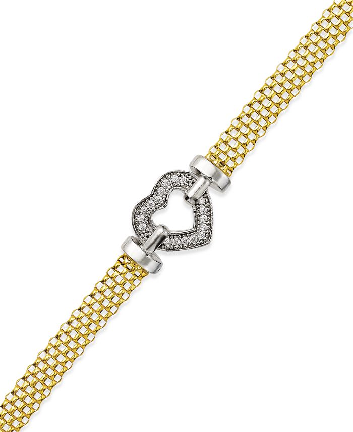 Macy's best sale heart bracelet