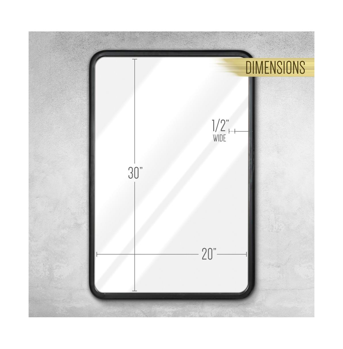 Wall Mirror Mirror, Rustic Accent Mirror For Bathroom, Entry, Dining Room, & Living Room. Metal Mirror
