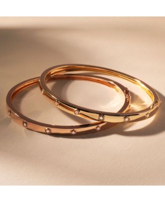 Anywear Everywear&reg; Nude Diamond Bangle Bracelet (1/5 ct. t.w.) in 14k Gold (Also Available in Rose Gold or White Gold)