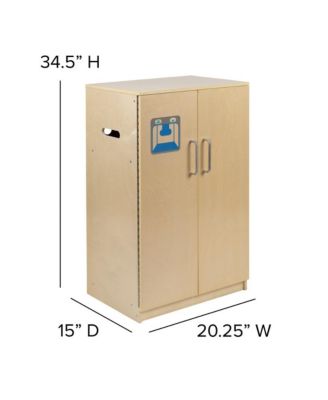 Children's Wood Refrigerator For Commercial Or Home Use - Kid Friendly Design
