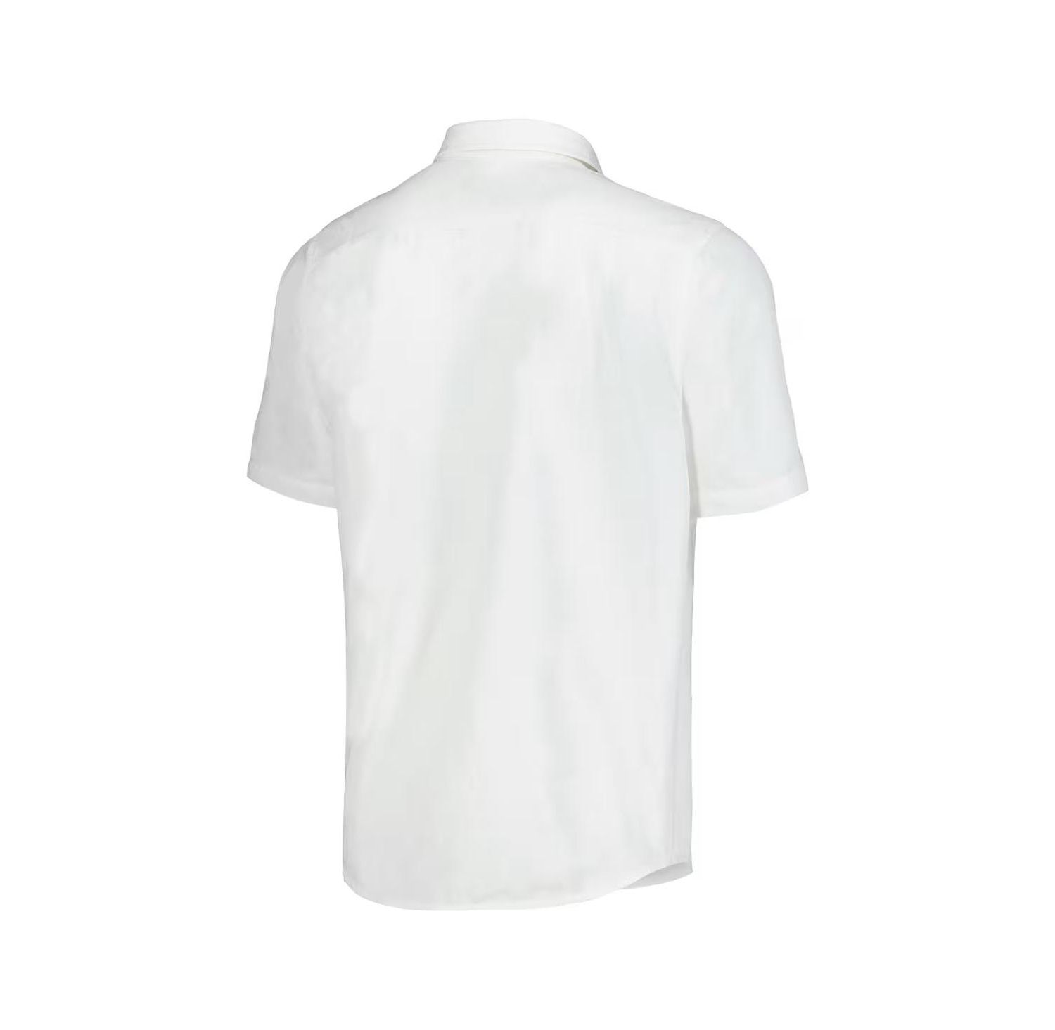 Men's White Kentucky Wildcats Coconut Point Palm Vista IslandZone Camp Button-Up Shirt