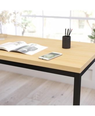 Berlin Computer Desk With Open Metal Frame