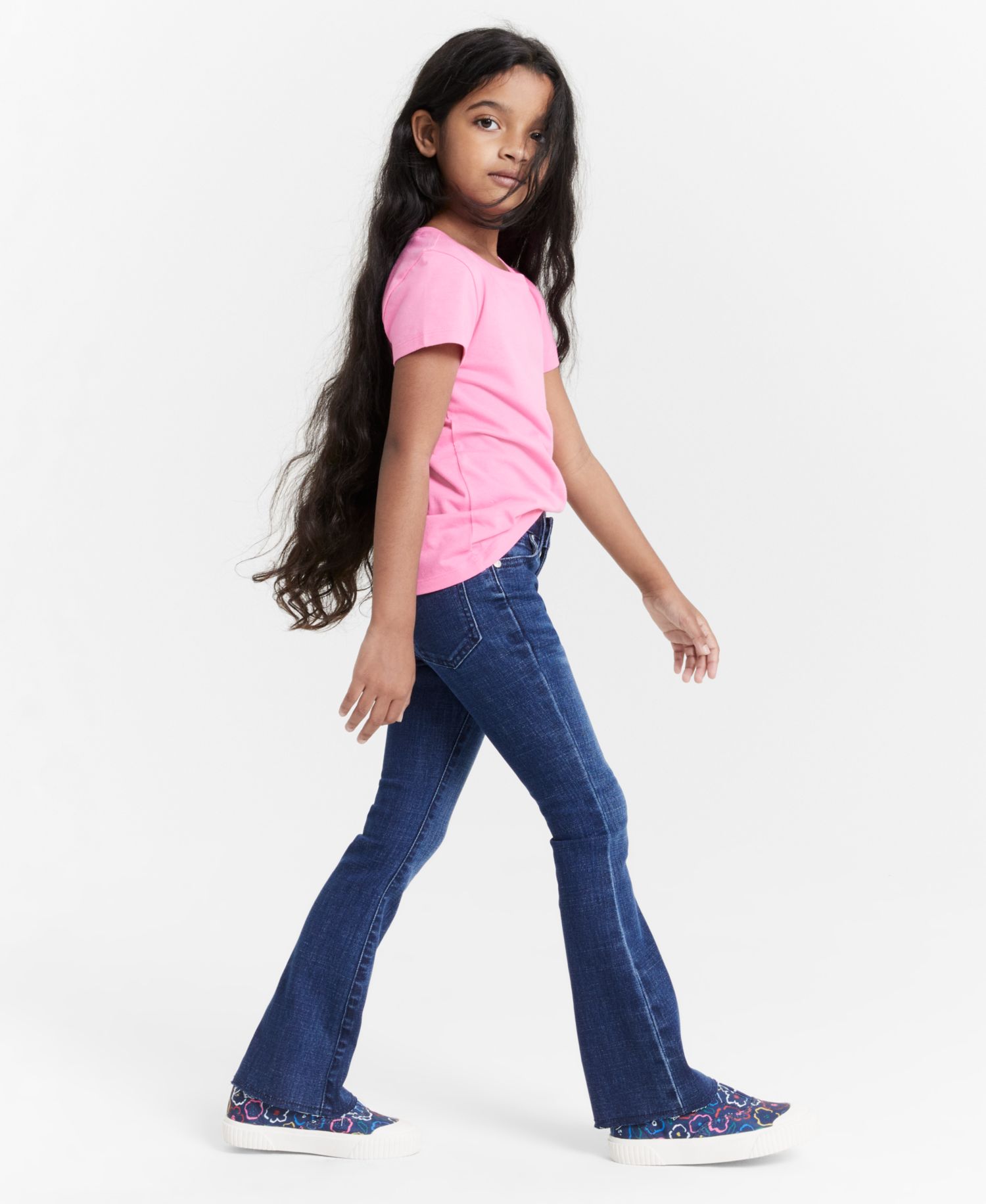 XS-XL Girls Core Crewneck T-Shirt
