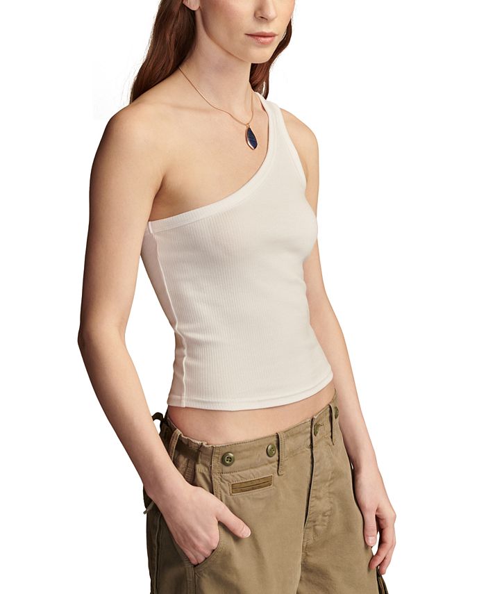 One Shoulder Sleeveless Top
