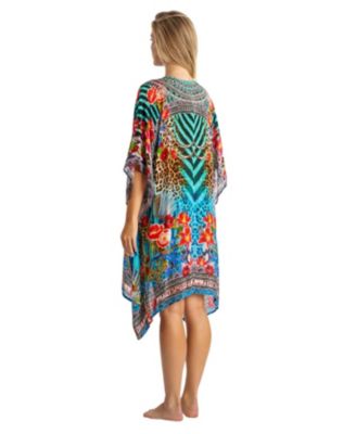 Women's V-neck Short Kaftan Dress