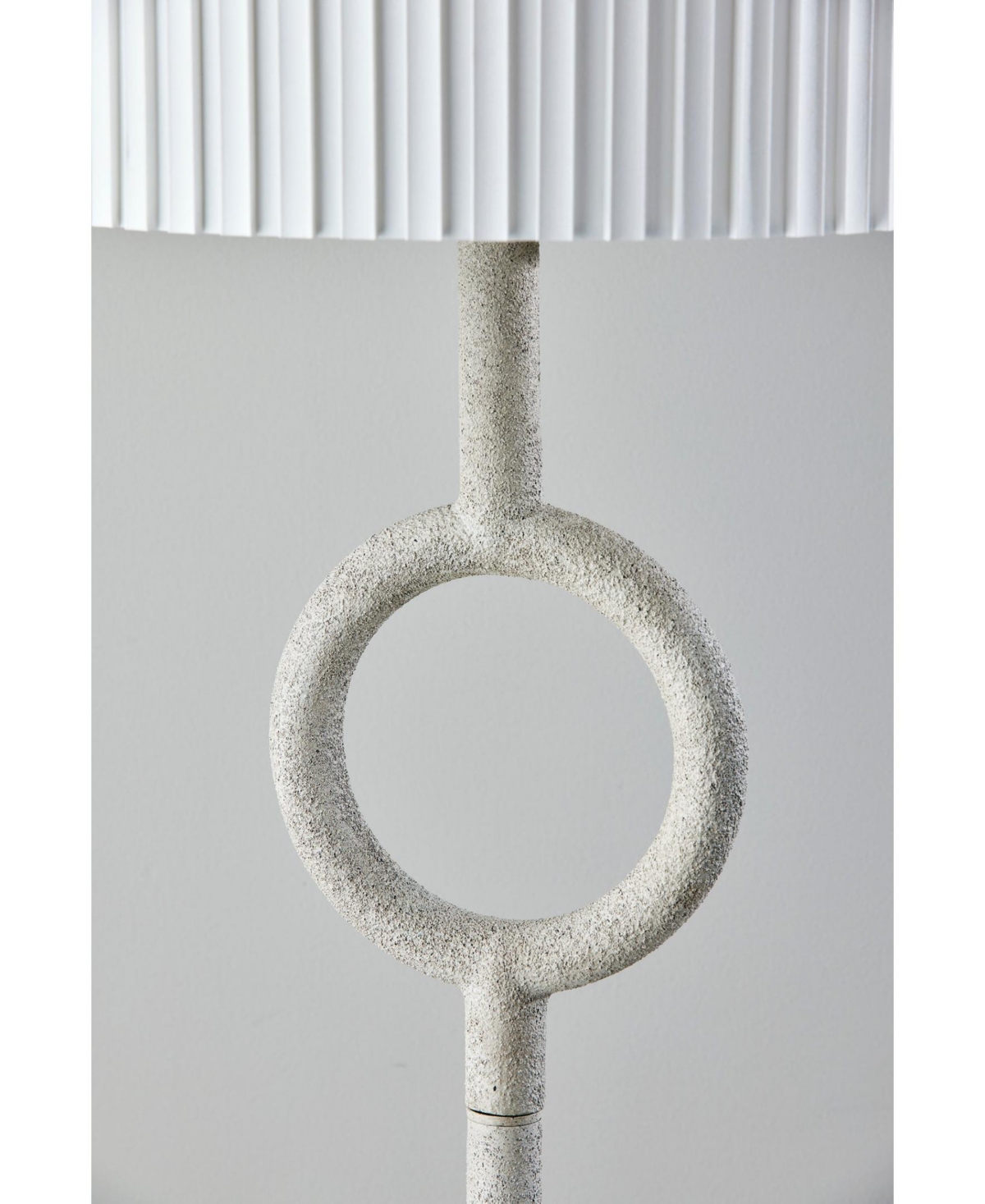 Adesso 62.5" Elizabeth Floor Lamp In Painted Stone Texture