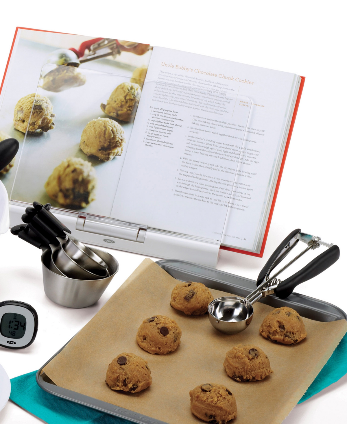 Oxo Good Grips Medium Stainless Steel Cookie Scoop In No Color