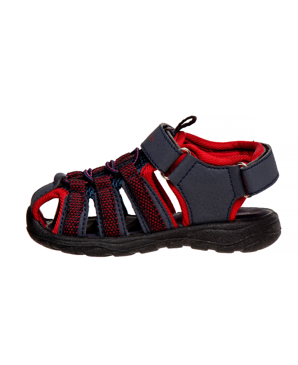 Shop Beverly Hills Polo Club Toddler Hook And Loop Sandals In Navy,red