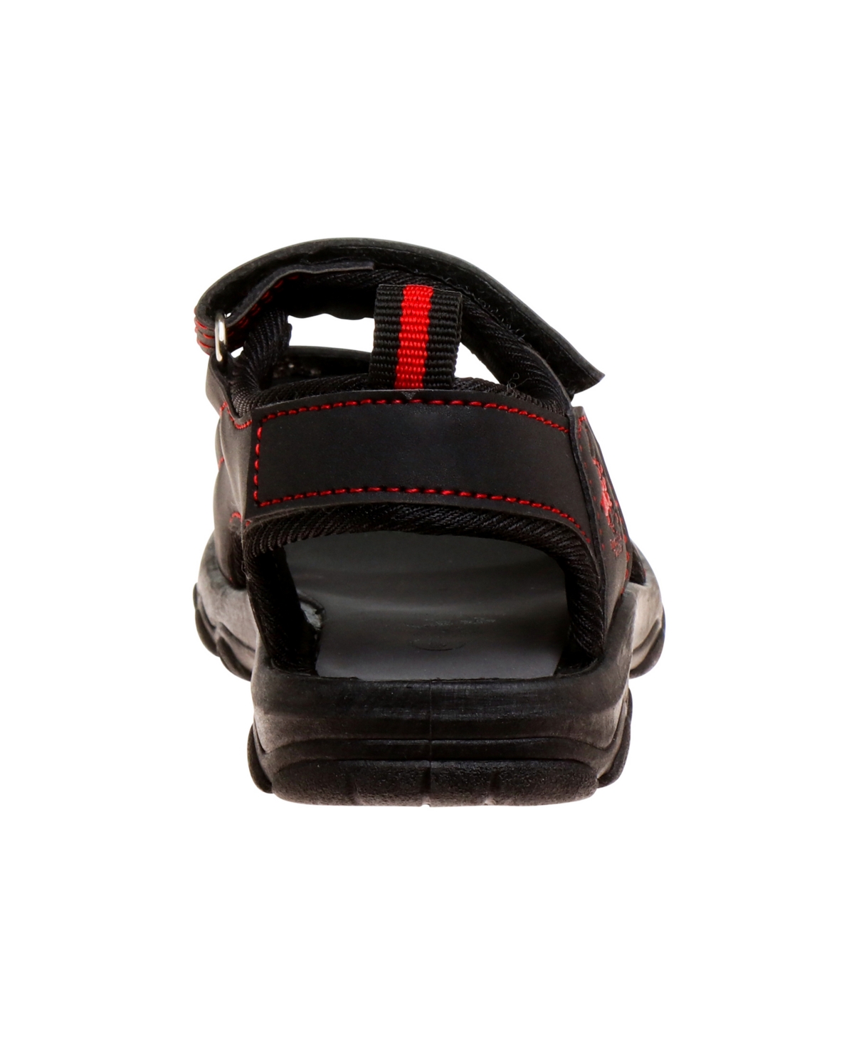 Shop Beverly Hills Polo Club Toddler Double Strap Sports Sandals In Black,red