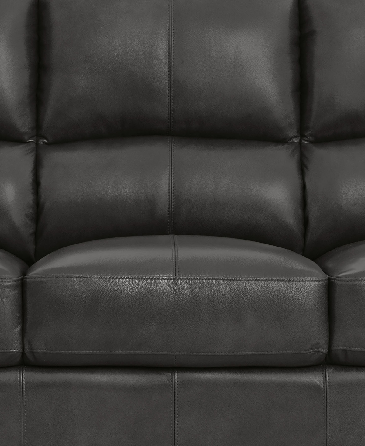 Abbyson Living Arther Leather Traditional Sofa