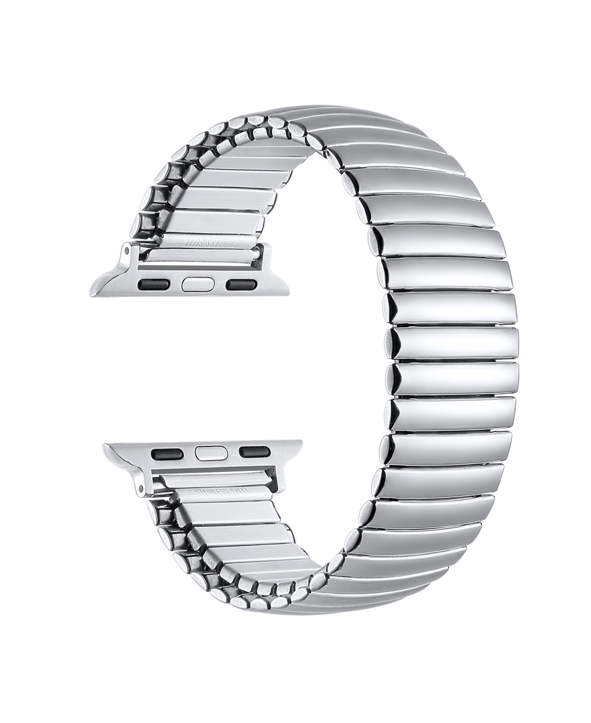 Posh Tech Slink Stainless Steel Band For Apple Watch 40,41,42mm In Silver