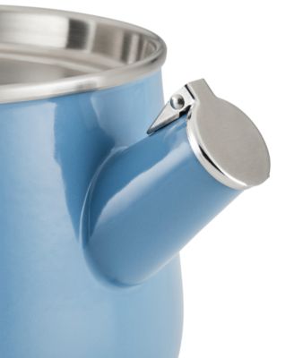 Enamel-on-Steel Induction Teakettle, 2 Quart