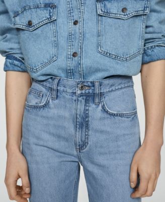 Women's Mid-Rise Straight Jeans