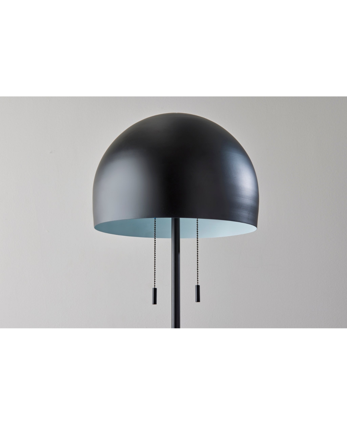 Adesso 62" Wilder Floor Lamp In Black