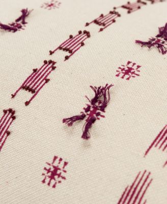 CLOSEOUT! Geometric Polyester Filled Decorative Pillow, 14" x 26"