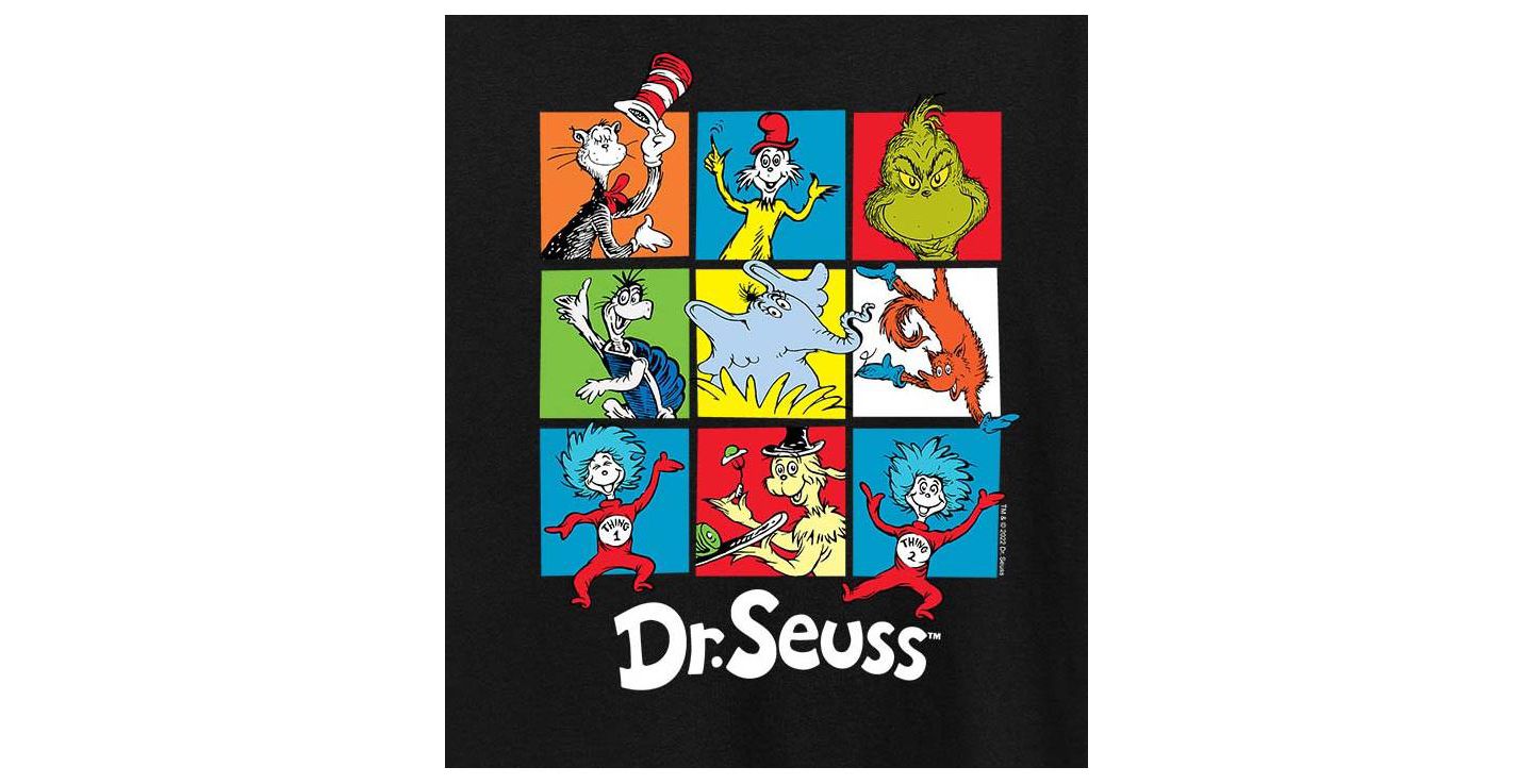 Женская футболка Hybrid Apparel Trendy Plus Size Dr. Seuss Graphic, цвет: Чёрный — фото 2