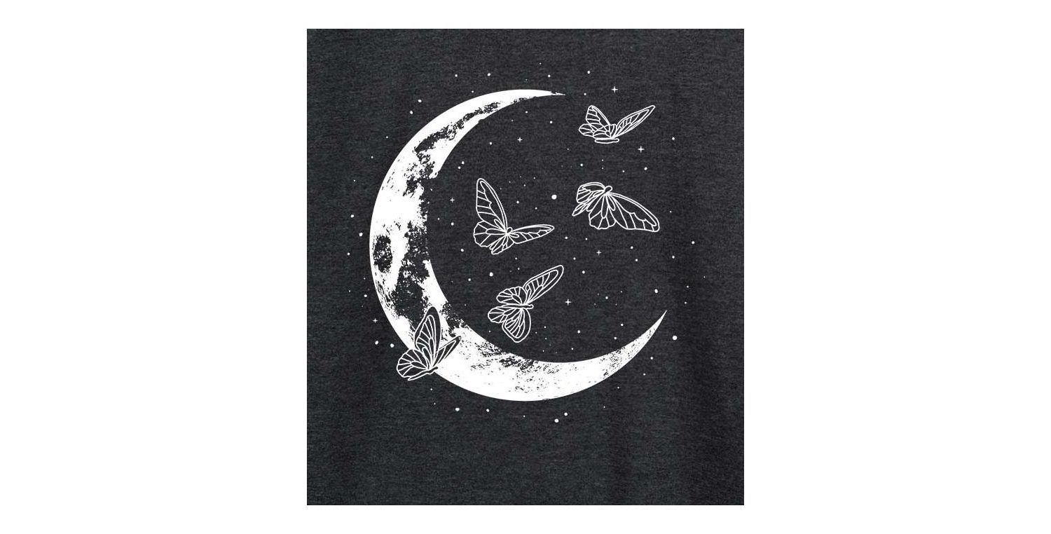 Trendy Plus Size Celestial Butterfly Graphic Pullover