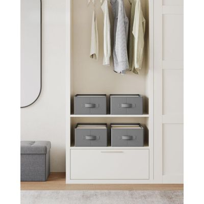6-Grid Wardrobe Clothes Organizer for Neat and Space-Saving Storage