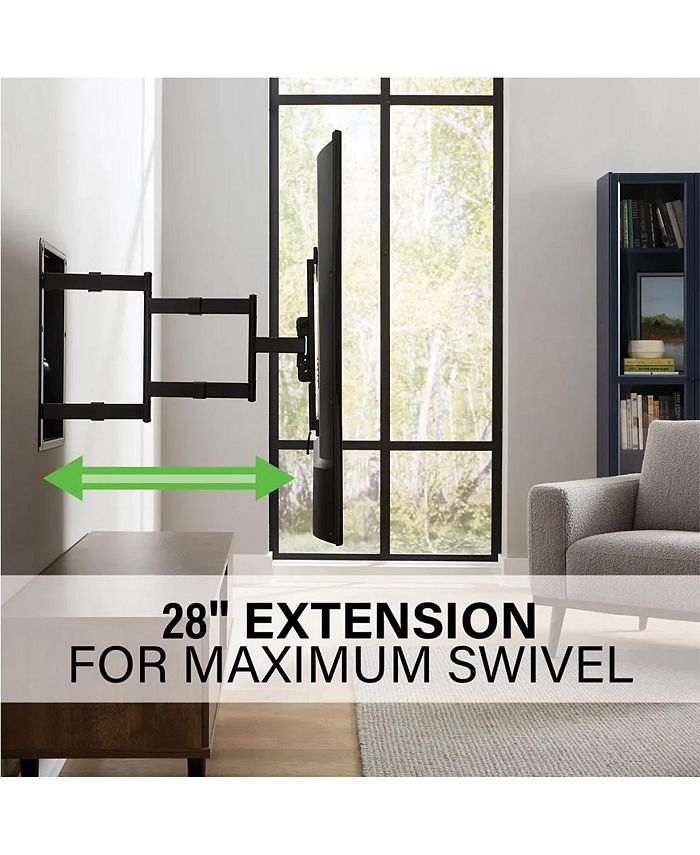 Sanus VIWLF128 Premium Large InWall Full Motion TV Mount for 42"85" TVs Macy