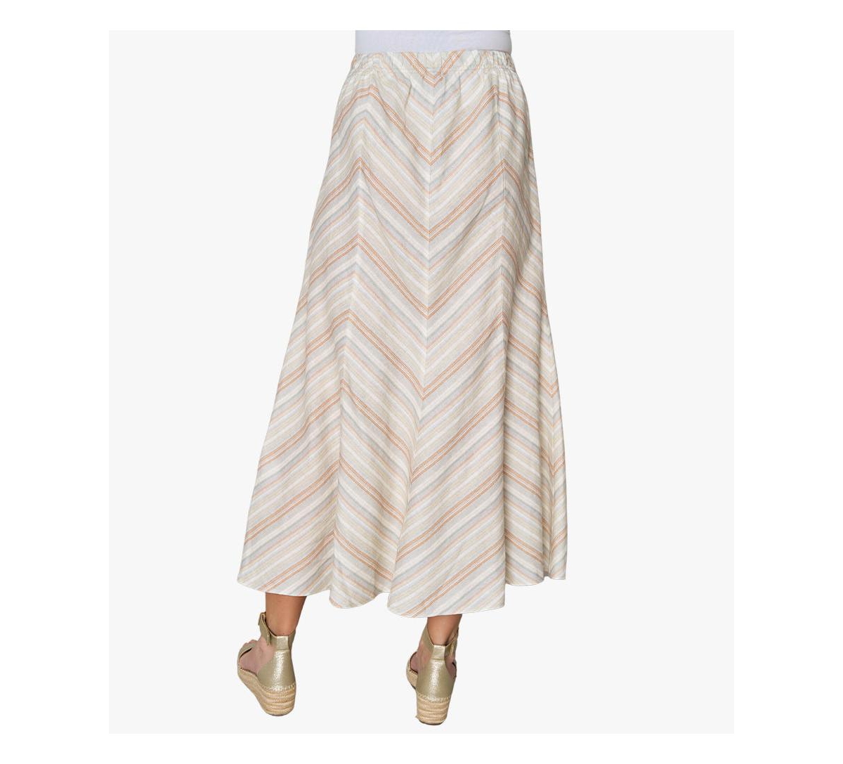 Stella Carakasi Women's Striped Linen On The Move Skirt