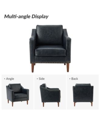 Karena Transitional Armchair with Nailhead Trims