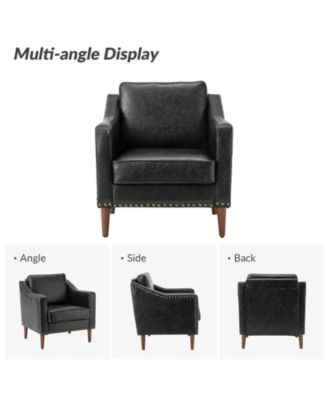 Karena Transitional Armchair with Nailhead Trims