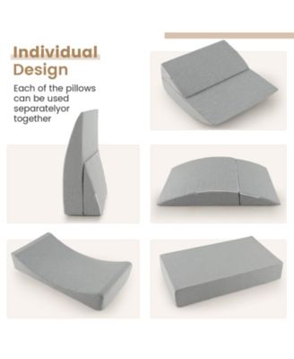 4-in-1 Convertible Folding Sofa Bed with High-Density Foam