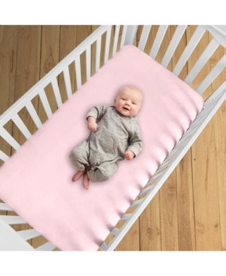 All-in-One Fitted Sheet & Waterproof Cover for 52" x 28" Crib Mattress (2-Pack)