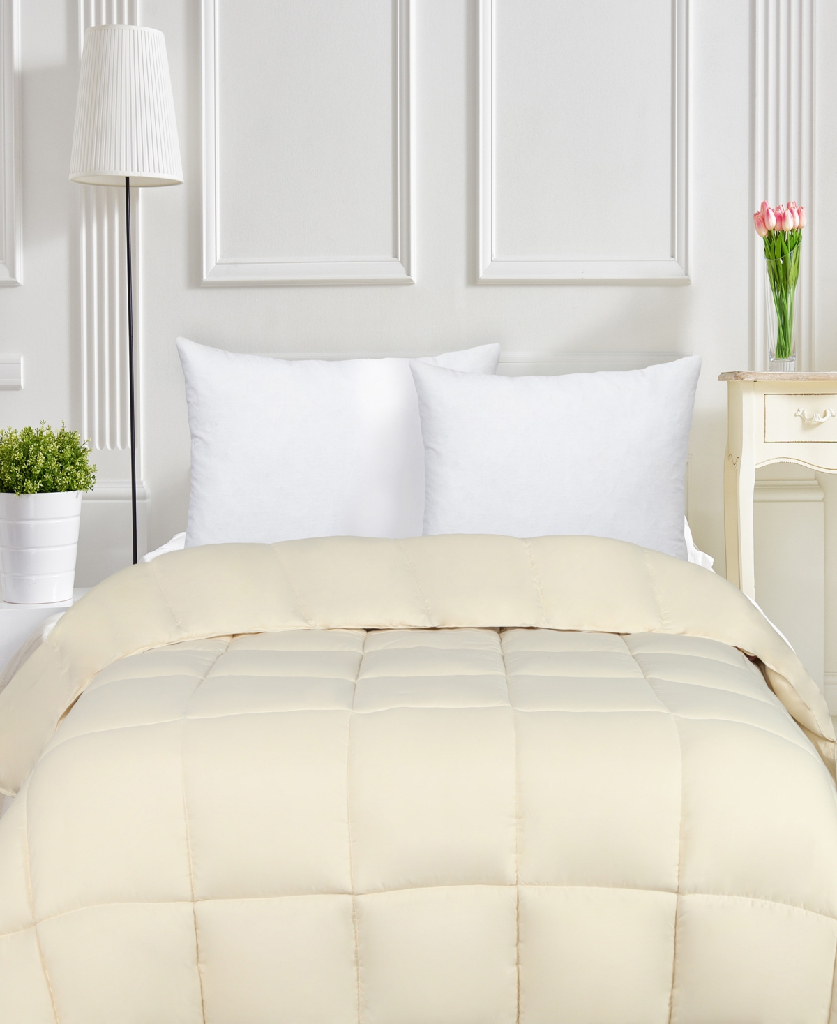 Shop Superior Breathable All Season Down Alternative Comforter, Twin In Ivory