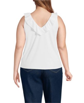 Plus Size Lightweight Jersey Tank Top